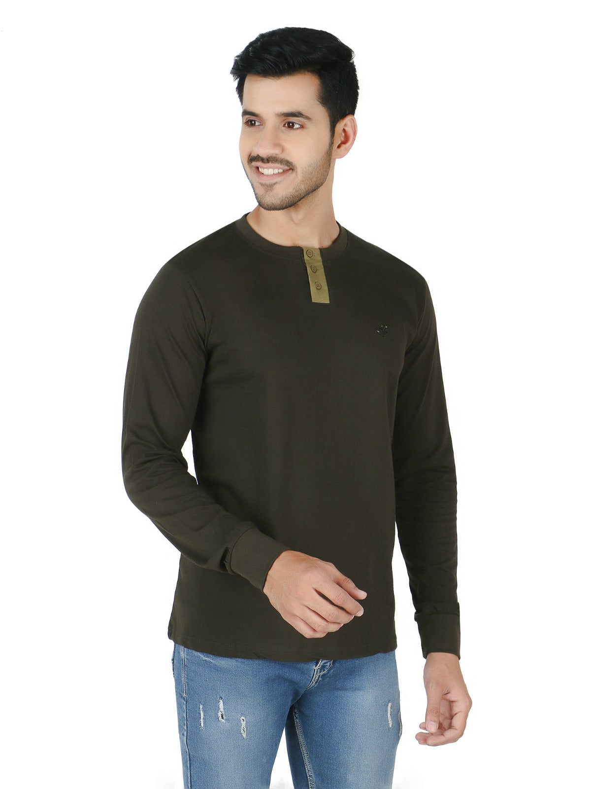Men's Cotton full hands T-shirt