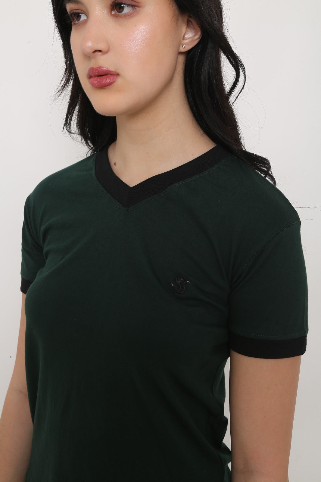 Women's half hands T-shirt