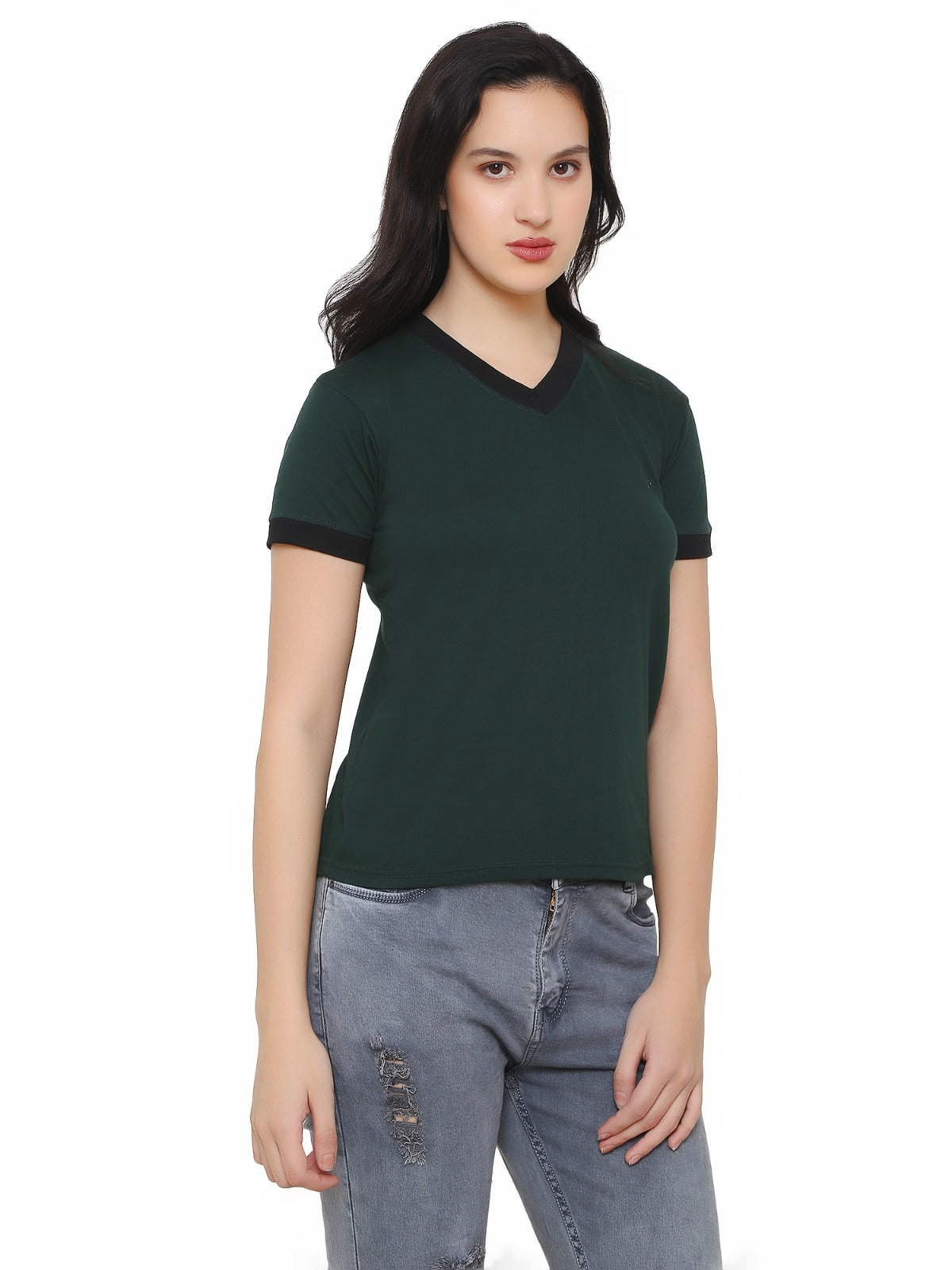 Women's half hands T-shirt